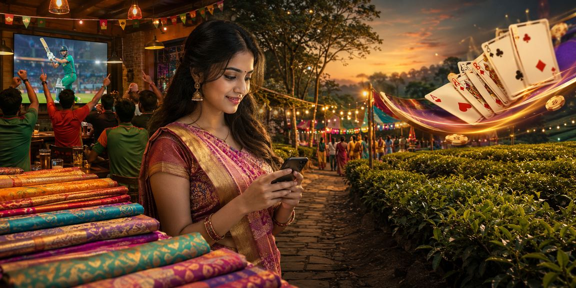 রাজশাহীতে ক্রিকেট বেটিং চলাকালে চা বাগানে বাংলাদেশি মডেল